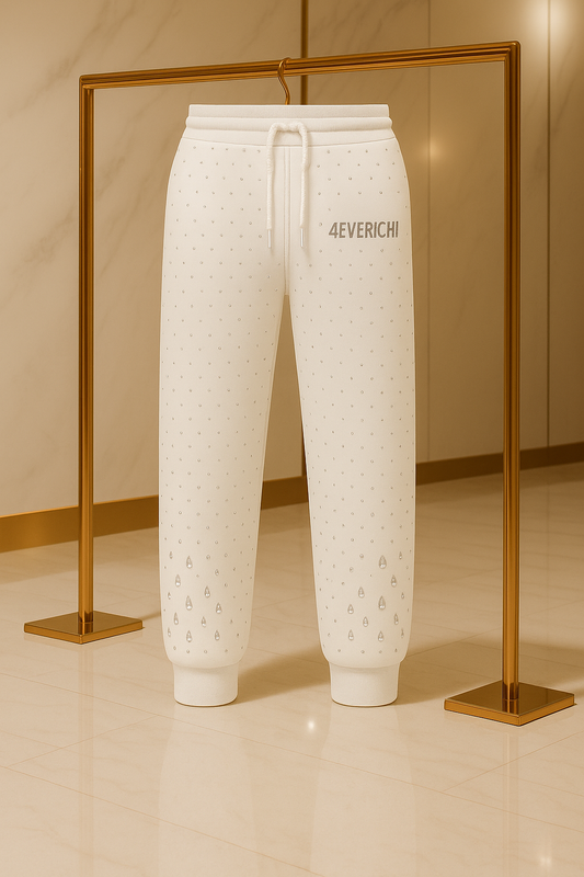 Limited edition rhinestone sweatpants